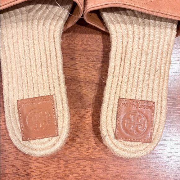 Tory Burch Benton open toe espadrille slide sandals size 8 - Picture 2 of 5